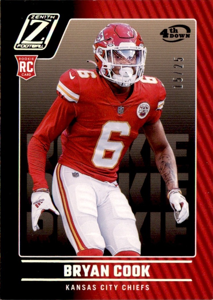 Bryan Cook Panini Zenith #187 4th Down