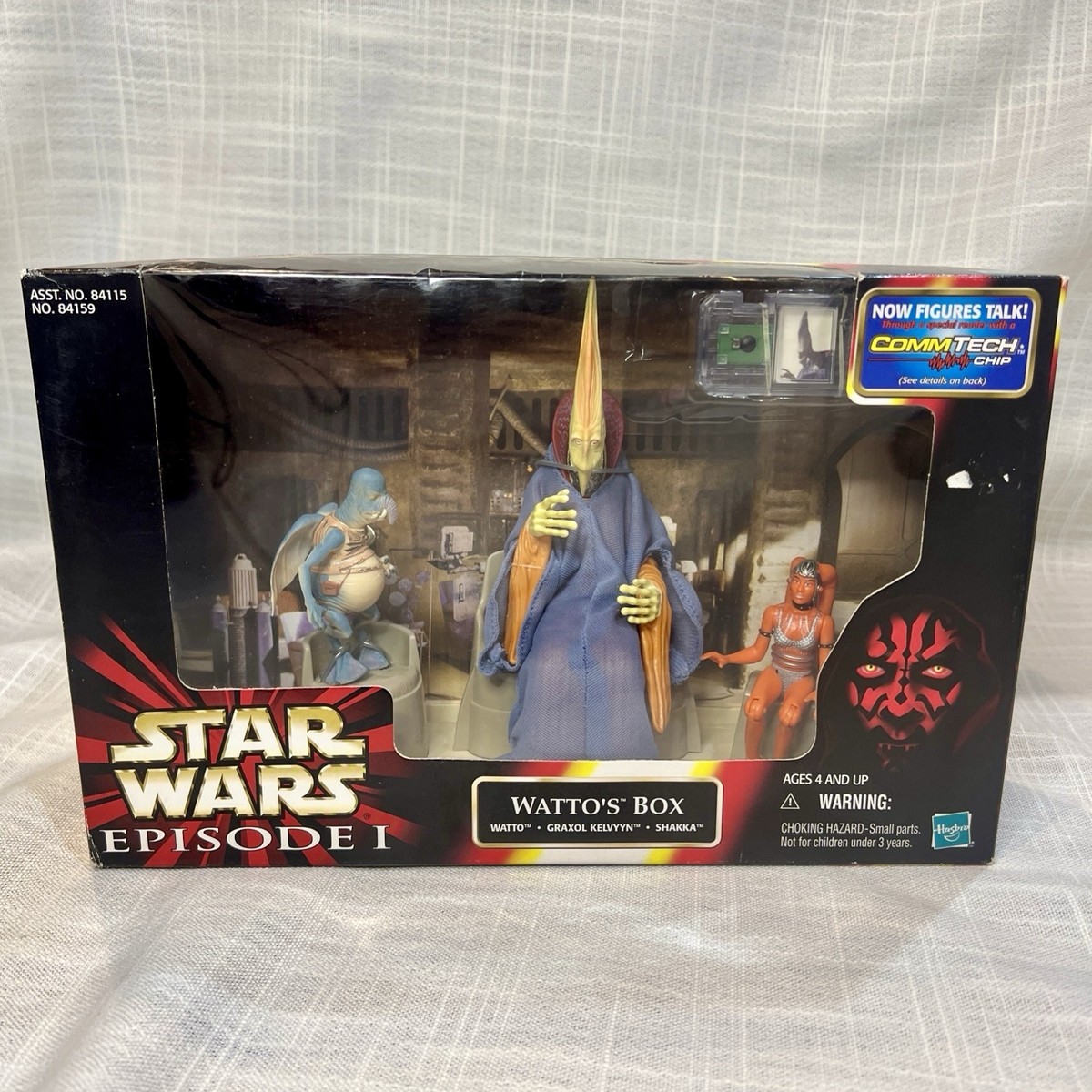 Star Wars Cinema Scene Watto's Box Figure Set w/ Comm Talk Chip
