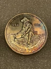 Vintage 1985 Engelhard Prospector/Eagle 1 Troy Oz .999 Fine Silver-Great Toning!