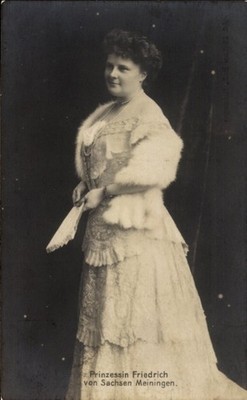Ak Prinzessin Friedrich von Sachsen Meiningen, Adelheid zur Lippe... - 11072654