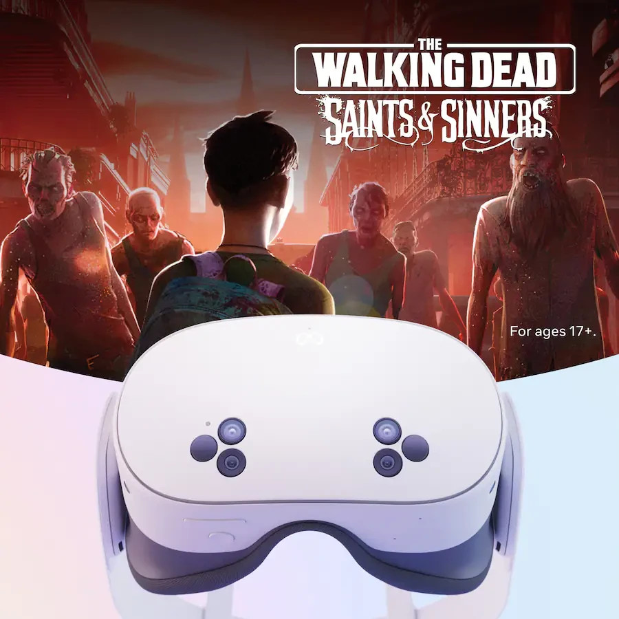Meta Quest 3S 128GB VR Headset Walking Dead Saints & Sinners