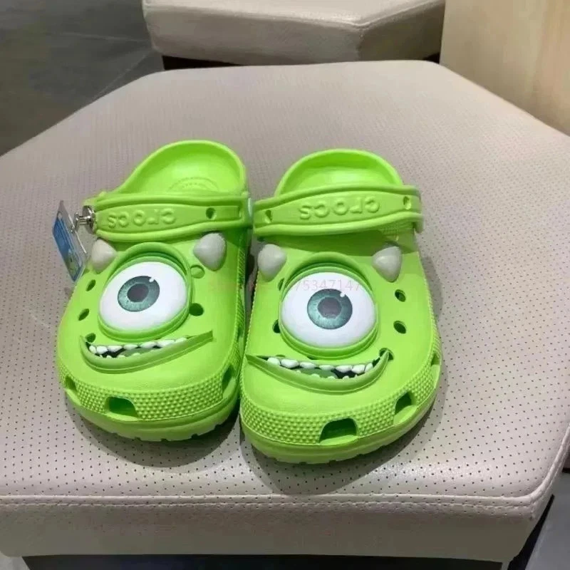New Hot Monsters Inc Mike Wazowski Summer Anti-Slip Outdoor Casual Beach Shoes - Image 2 of 3