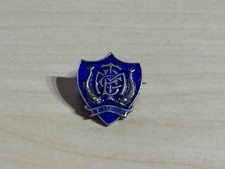 1927 Hallmarked Silver & Enamel In Deo Fidemus Badge Brighton School ?