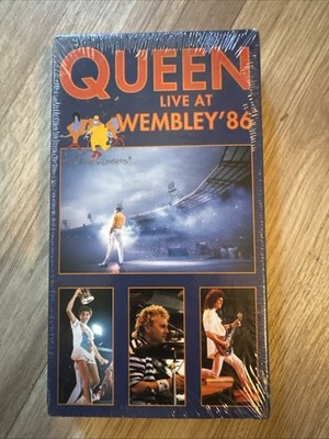 New Sealed Queen VHS Live at Wembley 86 - Freddie Mercury