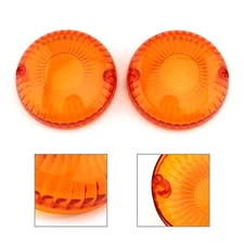 Pair Turn Signal Lamp Light Lens Cover For Yamaha V Star 650 1100 Vmax Amber USA