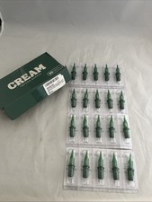 Cream - Green Cartridges - 20pcs Japanese Steel Tattoo Needles - 1009RLBP