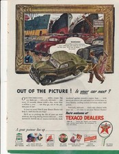 Magazine Ad - 1945 - Texaco - World War 2