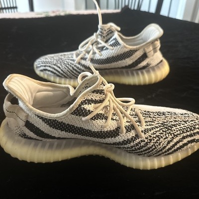 Adidas Yeezy Boost 350 V2 Zebra White Black Red SPLY-350 Men s 12