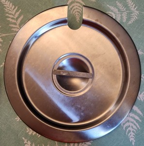 Vollrath 78180 Stainless Steel Slotted Cover 9 9/16 dia.