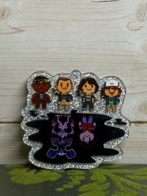 Stranger Things Glitter Acrylic Pin