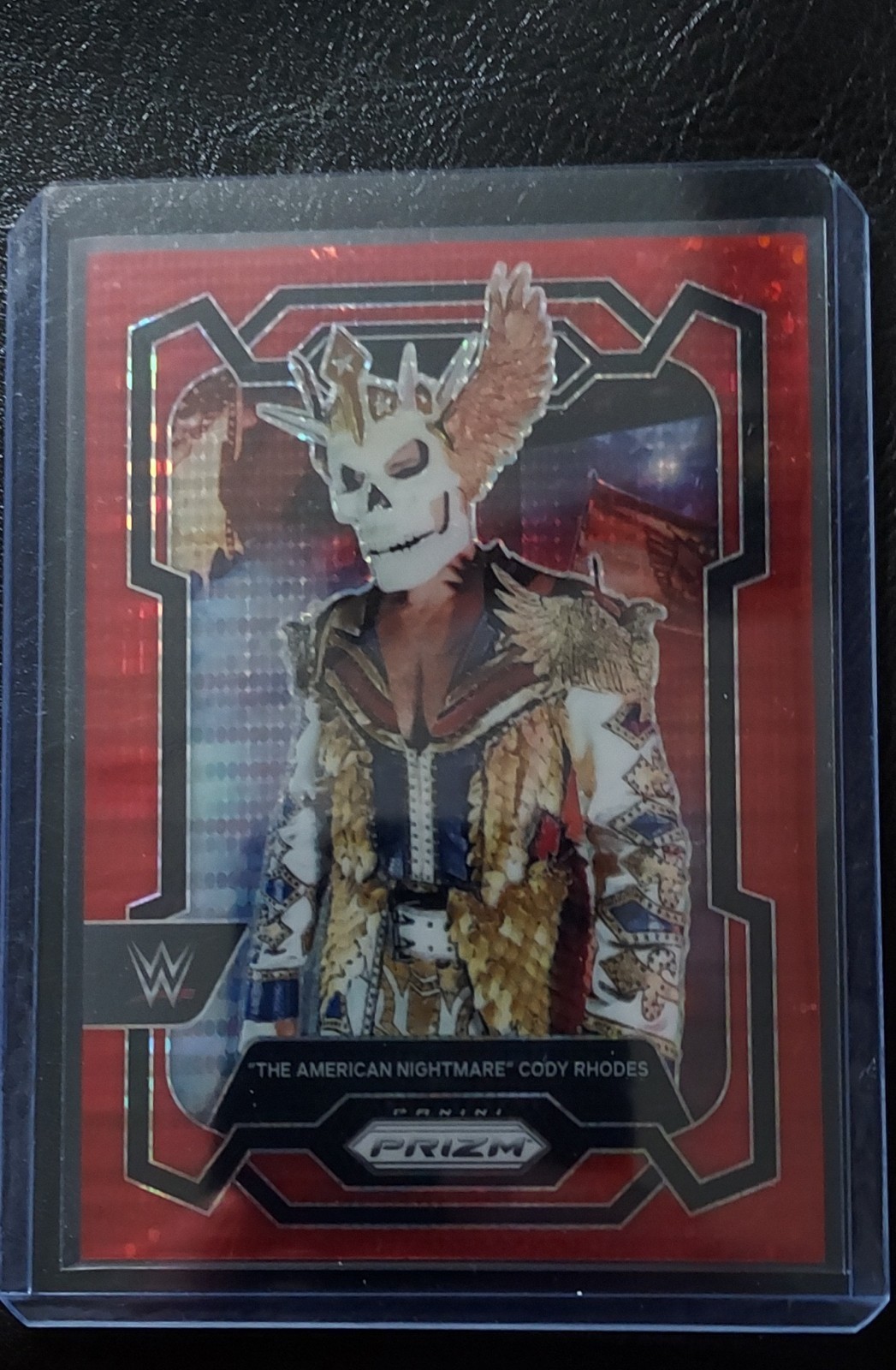 2024 Panini Prizm WWE - Cody Rhodes #132 Red Pulsar Prizm /399