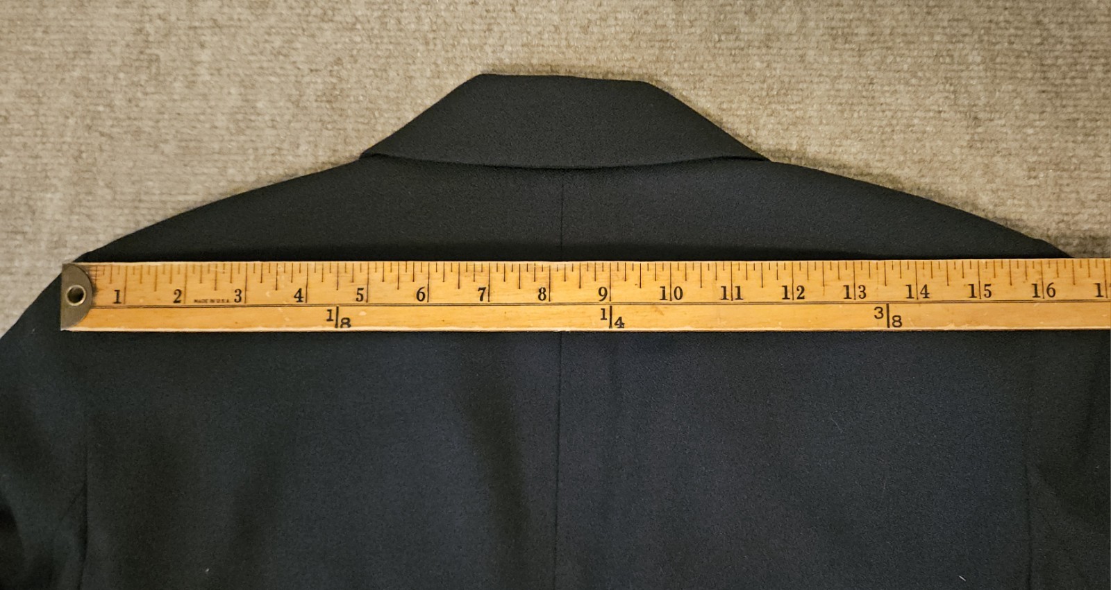 Vintage Pendleton Blazer Jacket Black Lined Light… - image 16