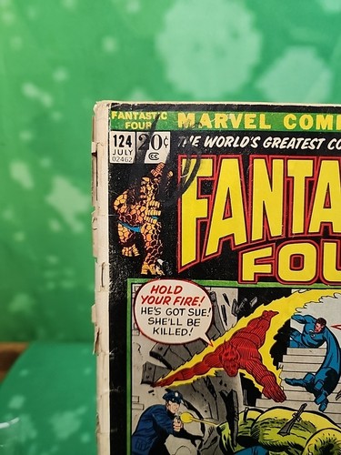 Marvel Comics Fantastic Four #124 Nostalgic Bronze The Return of the Monster - Picture 2 of 9