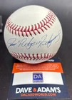 HOF Catcher Ivan "Pudge" Rodriguez Signed OML Baseball MLB - D&A and Hunt Cert