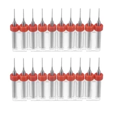 20pcs 0.6mm Carbide CNC Engraving Circuit Board Micro PCB Drill Bits