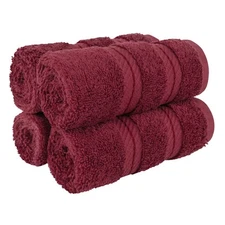 American Soft Linen Washcloths for Bathroom, 100% Turkish Cotton Washcloth Set
