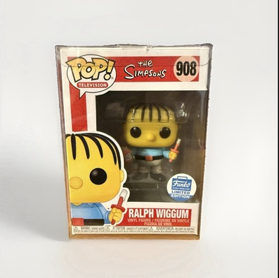 #ad Funko Pop Television The Simpsons Ralph Wiggum Limited Edition #908 Figure RARE $49.99
