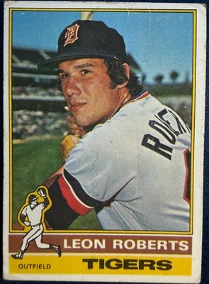 1976 TOPPS 292 LEON ROBERTS (DETROIT TIGERS) BASEBALL CARD