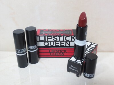 LIPSTICK QUEEN LIPSTICK CHESS QUEEN (SUPREME) 0.12 OZ BOXED (LOT OF 3)