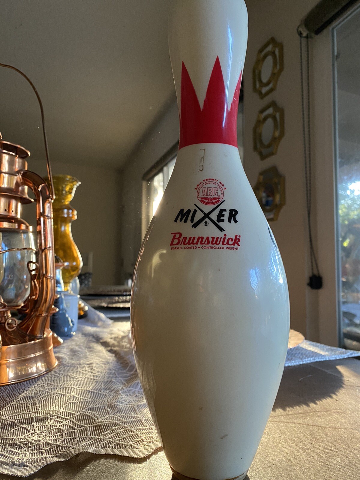 Brunswick Mixer Bowling Pin ABC Approved Regulation Size