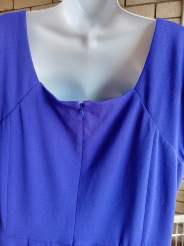 Lane Bryant Purple Short Sleeve Dress, Women's Plus Size 24 - Picture 6 of 14