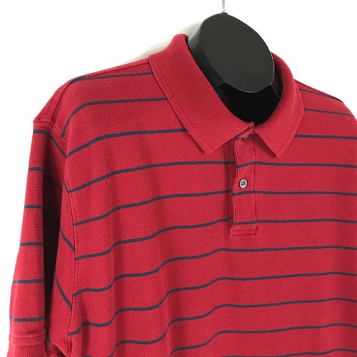 L.L. Bean Short Sleeve Polo Shirt Men's XL Striped 100% Cotton Casual Outdoor - Picture 4 of 9