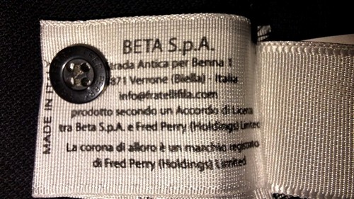 FRED PERRY POLO UOMO COLOR NERO LOGO ARANCIONE TAGLIA L 100% COTONE MANICA CORTA - Foto 7 di 12