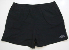 California Club Black Man's Lined Swimming Trunks Shorts Large 38" x 6.5" 1417