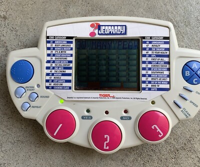 Tiger Electronics Handheld Jeopardy. Vintage. Tested. 