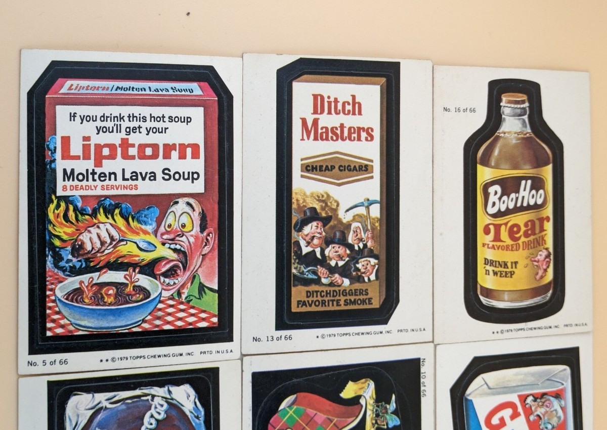 Wacky Packages Topps Puzzle GADZOOKA 1979 #49 9 16 13 10 38 6 53 5