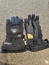 Swany Black Snowboarding Winter Gloves Men's Small Ventilated EUC Ski