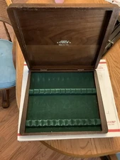 Cutco Table Knife Display Box Cedar Wood Holds 12