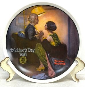 Norman Rockwell Mother/'s Day 1981 Plate