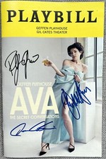 Elizabeth McGovern Signed IP AVA Playbill with Aaron Costa Ganis Ryan W Garcia