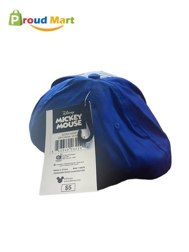Mickey Mouse Boys Baseball Cap Young Child Adjustable Blue Red - Picture 3 of 5