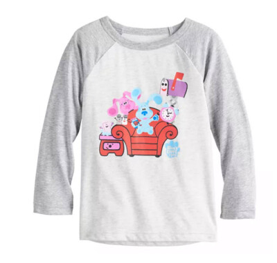 Baby Boys NEW Jumping Beans Blue's Clues Raglan Graphic Tee 3 Mo. T Shirt Boy