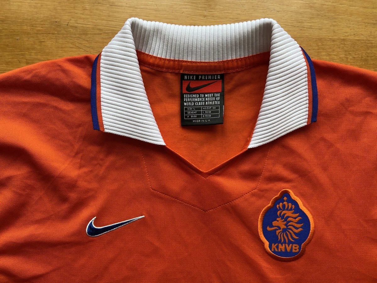 NETHERLANDS 1997 1998 HOME FOOTBALL SHIRT SOCCER JERSEY NIKE sz XL 