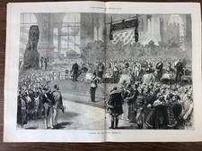 THE ILLUSTRATED LONDON NEWS 1873 WIEN VIENNA Opening Exhibition CITY WINCHESTER