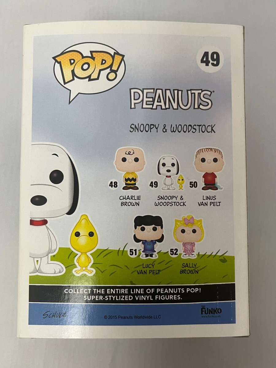 Funko Pop! #49 Television Peanuts Snoopy & Woodstock 2016 Vaulted