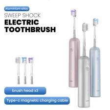 Laifen Sweep Shock Electric Toothbrush Aluminum Multi Cleaning Modes Toothbrush