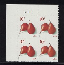 US Scott # 5178 MNH Pears Plate # Block 2017