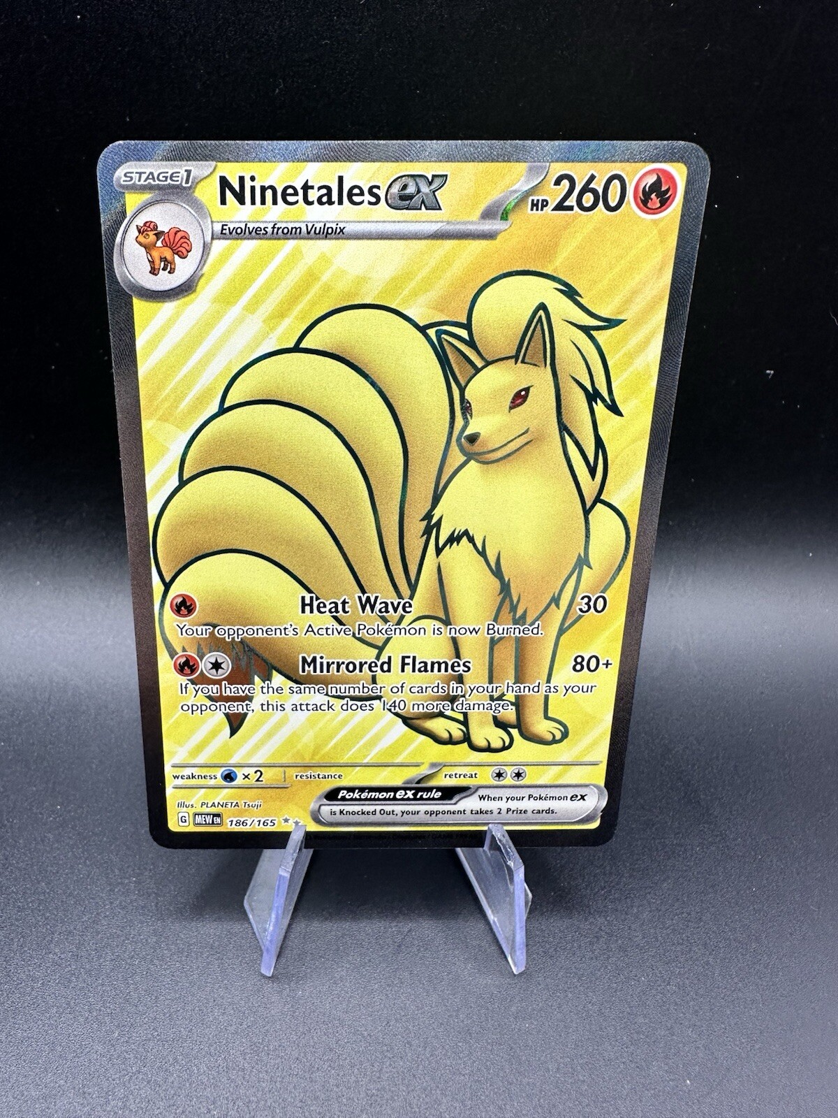 Ninetales ex 186/165 Sv: Scarlet & Violet 151 Holo