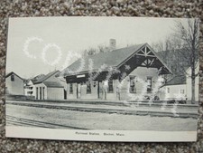 BECKET MA-RAILROAD STATION-TRAIN DEPOT-MASS-BERKSHIRE COUNTY MASSACHUSETTS