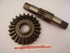 COPPIA CONICA MOTOZAPPA MECCANICA BENASSI BL75  ESAGONO MM 20 + CORONA Z-23