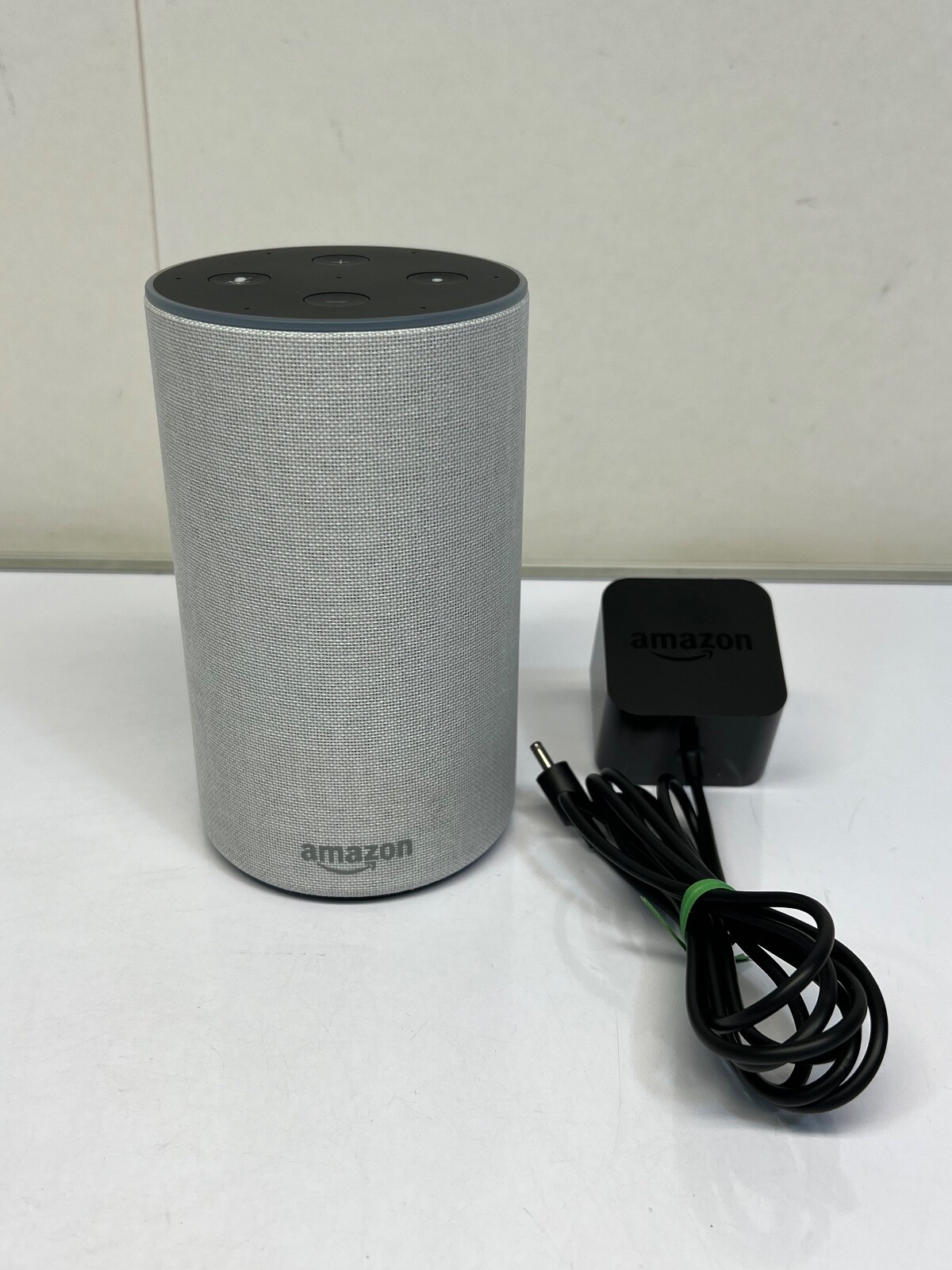 Echo 2nd Gen Smart Speaker with Alexa in Gray - Hands-Free Voice Control-image