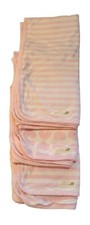 3 Monica  Andy Coming Home Baby Blanket Pink Stripes Hearts ORGANIC COTTON