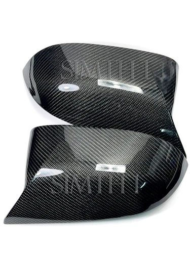 Replacement Real Carbon Fiber Side Mirror Cap Fits 18-24 X3 X4 X5 X7 G01 G02