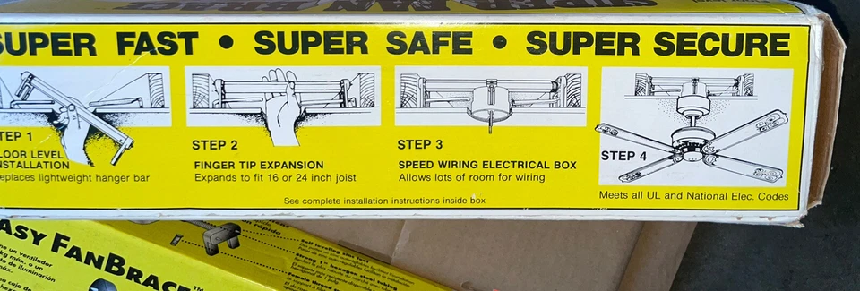 Legrand Reiker Easy Plus Fan Brace Support System Cat. # 33310 Foto 2 de 4