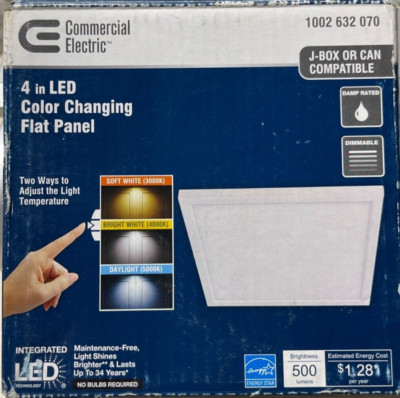 CE 3 options Color changing Flat Panel 4