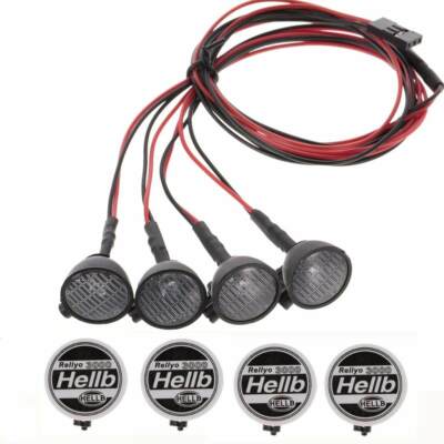 RC Auto Dach LED Licht 4 Strahler für 1/10 RC Crawler -4 4